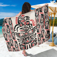 Personalized Canada Indigenous Haida Art Sarong - Wonder Print Shop