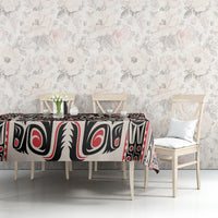 Personalized Canada Indigenous Haida Art Tablecloth - Wonder Print Shop