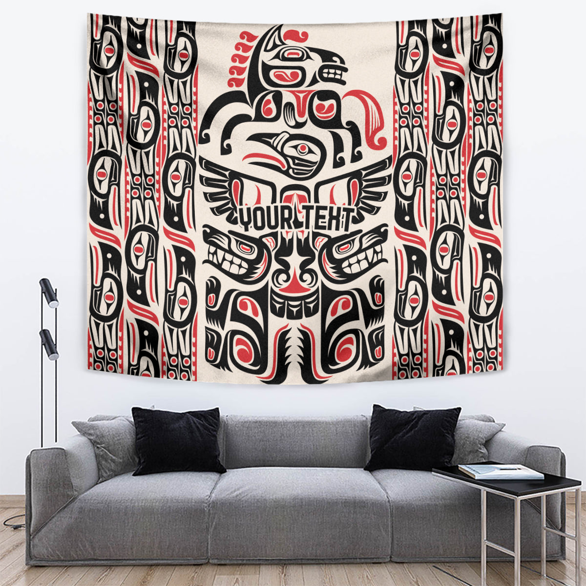 Personalized Canada Indigenous Haida Art Tapestry - Wonder Print Shop