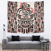 Personalized Canada Indigenous Haida Art Tapestry - Wonder Print Shop