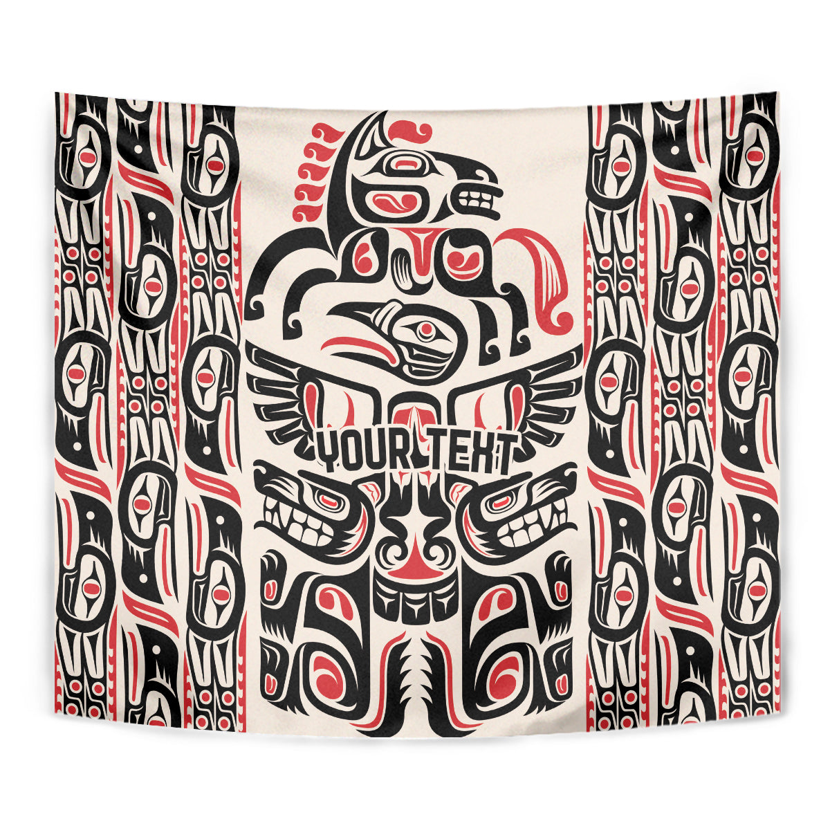 Personalized Canada Indigenous Haida Art Tapestry - Wonder Print Shop