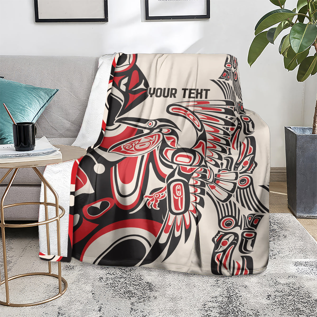 Personalized Canada Indigenous History Month Blanket