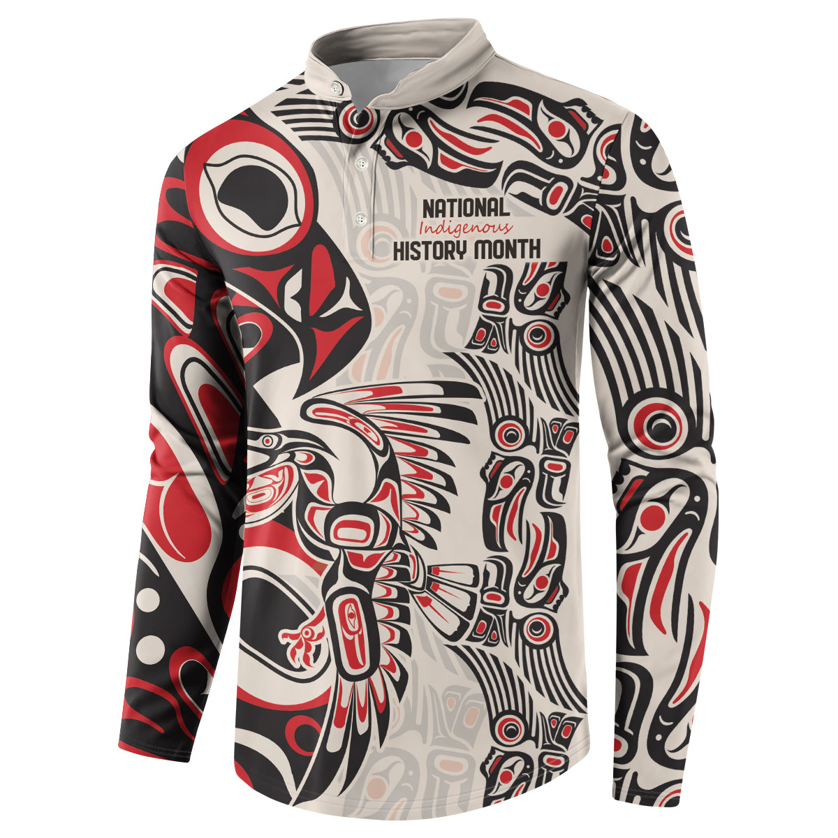 Personalized Canada Indigenous History Month Button Sweatshirt LT9 - Wonder Print Shop