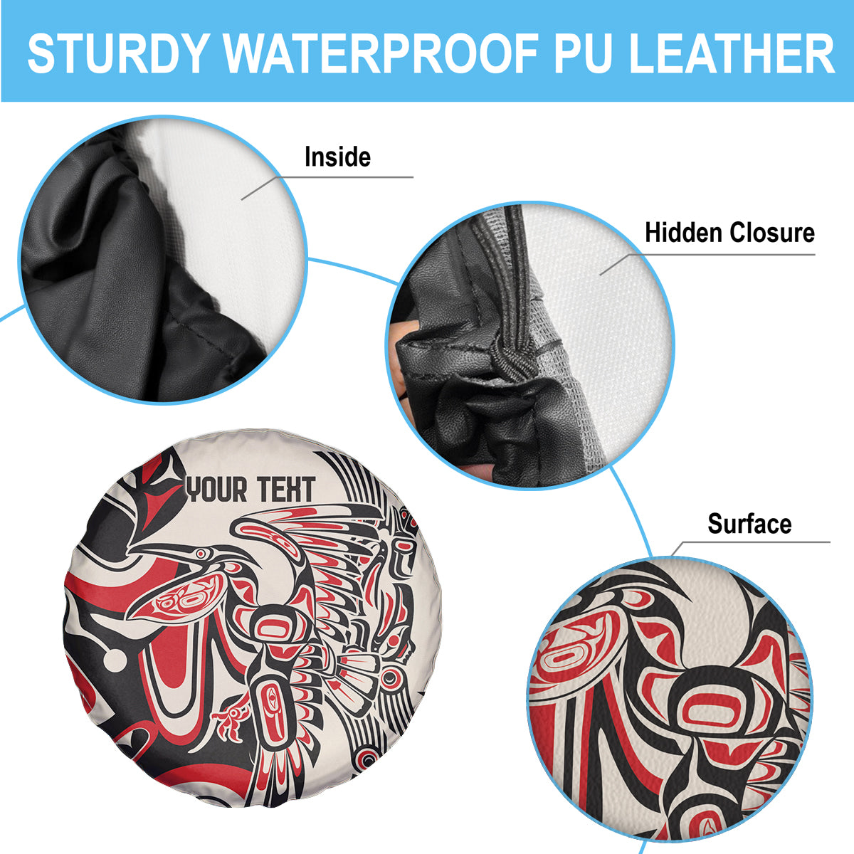 Personalized Canada Indigenous History Month Spare Tire Cover - Wonder Print Shop