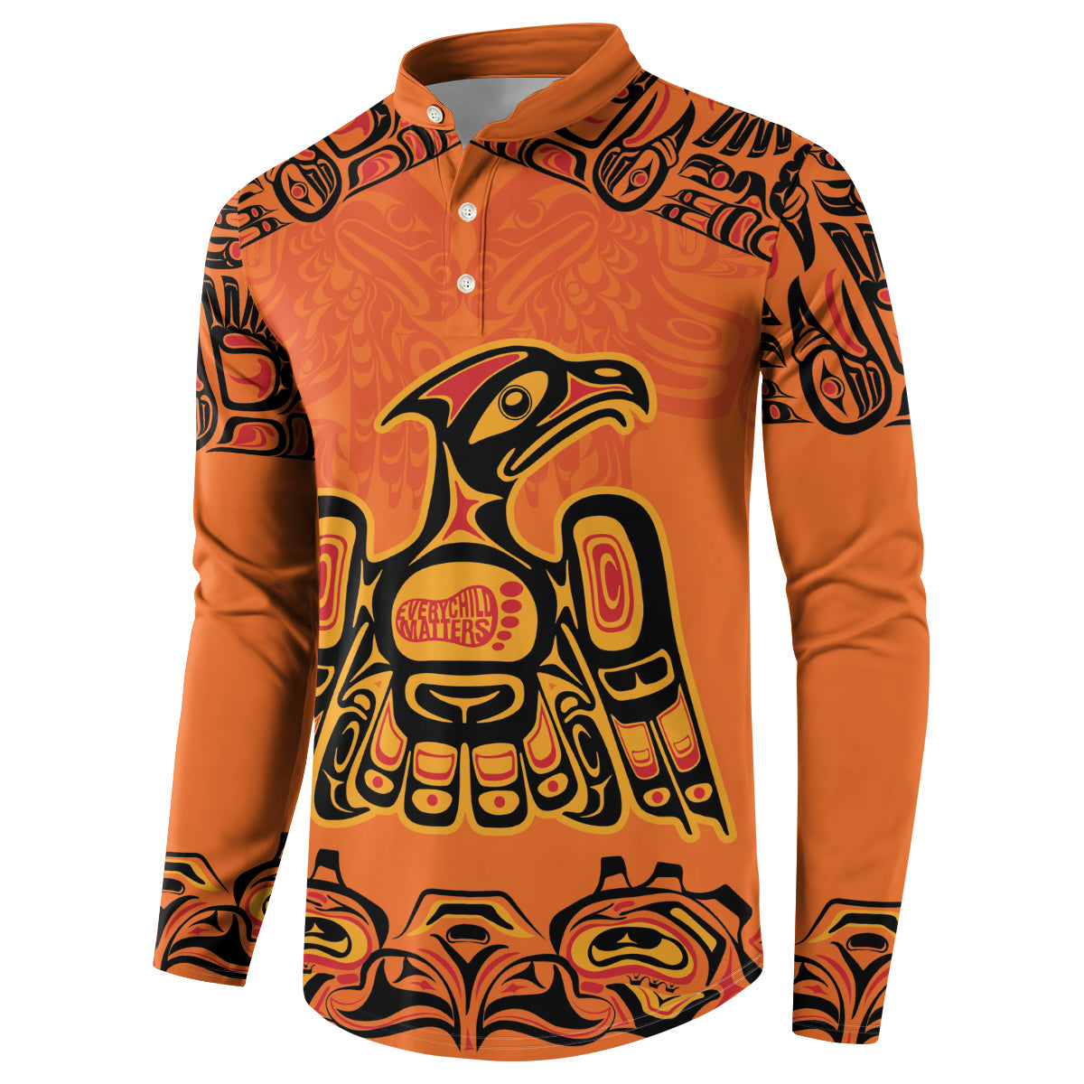 Personalized Every Child Matter Button Sweatshirt Canadian Native Indigenous Haida LT9 - Wonder Print Shop
