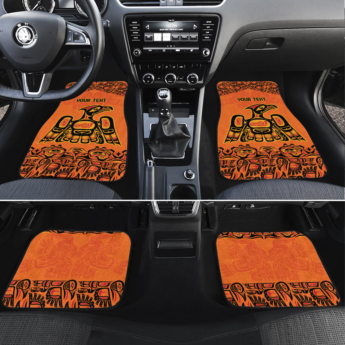 Personalized Every Child Matter Car Mats Canadian Native Indigenous Haida LT9 - Wonder Print Shop