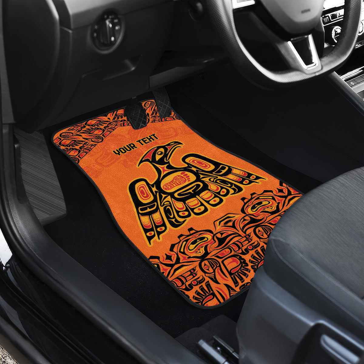 Personalized Every Child Matter Car Mats Canadian Native Indigenous Haida LT9 - Wonder Print Shop
