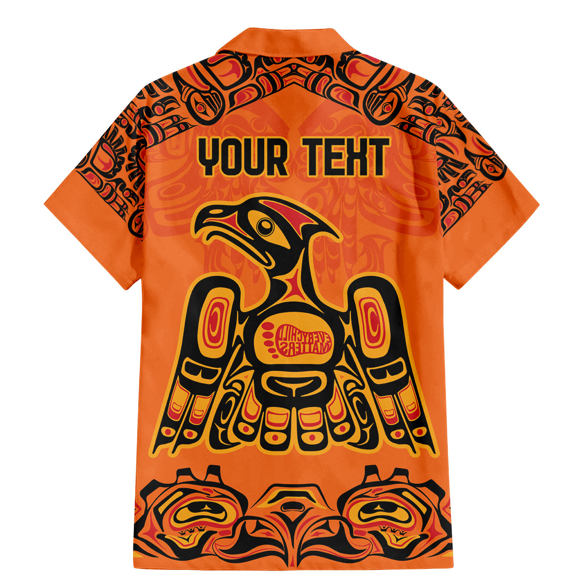 Personalized Every Child Matter Family Matching Mermaid Dress and Hawaiian Shirt Canadian Native Indigenous Haida LT9 - Wonder Print Shop