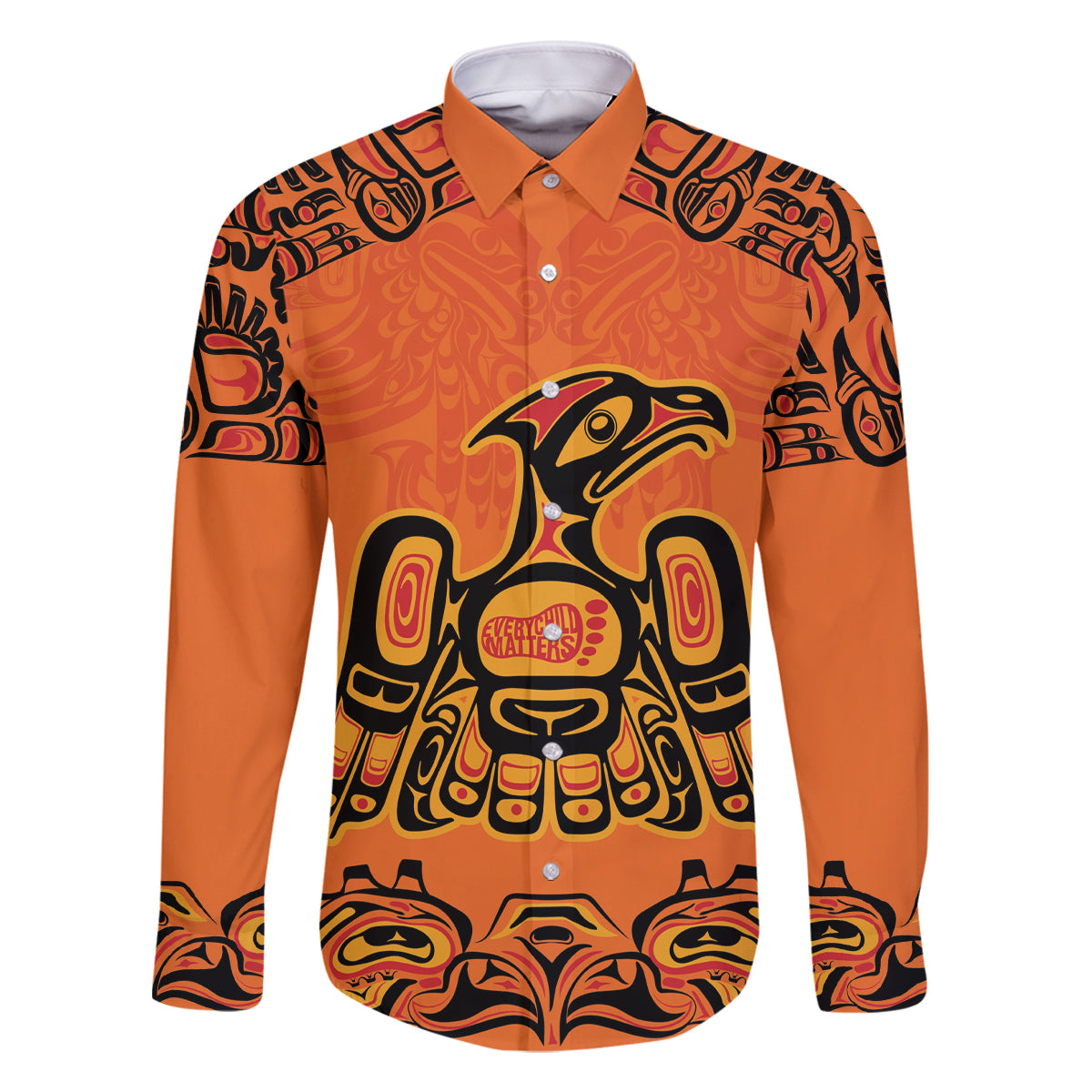 Personalized Every Child Matter Family Matching Tank Maxi Dress and Hawaiian Shirt Canadian Native Indigenous Haida - Wonder Print Shop