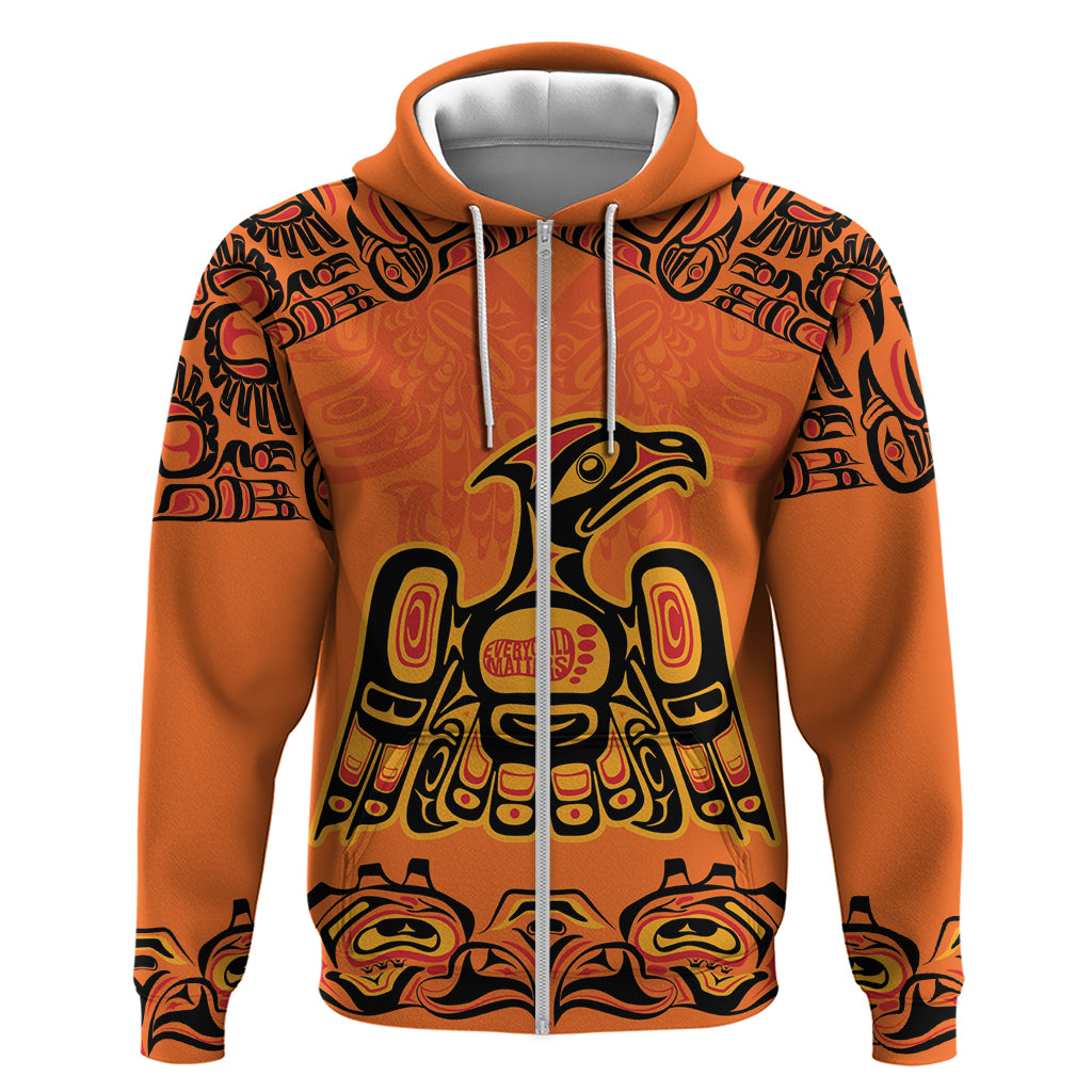 Personalized Every Child Matter Hoodie Canadian Native Indigenous Haida - Wonder Print Shop