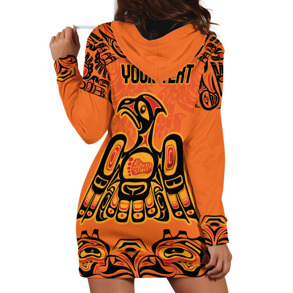 Personalized Every Child Matter Hoodie Dress Canadian Native Indigenous Haida - Wonder Print Shop