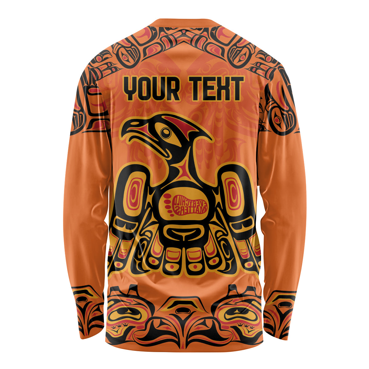 Personalized Every Child Matter Long Sleeve Shirt Canadian Native Indigenous Haida - Wonder Print Shop