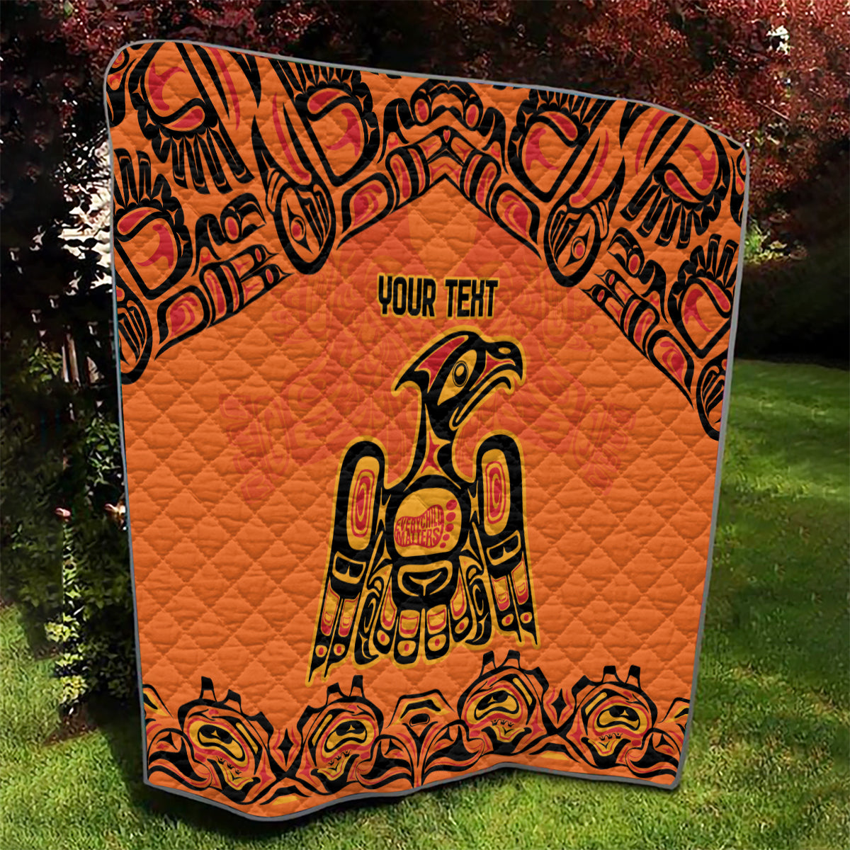 Personalized Every Child Matter Quilt Canadian Native Indigenous Haida - Wonder Print Shop