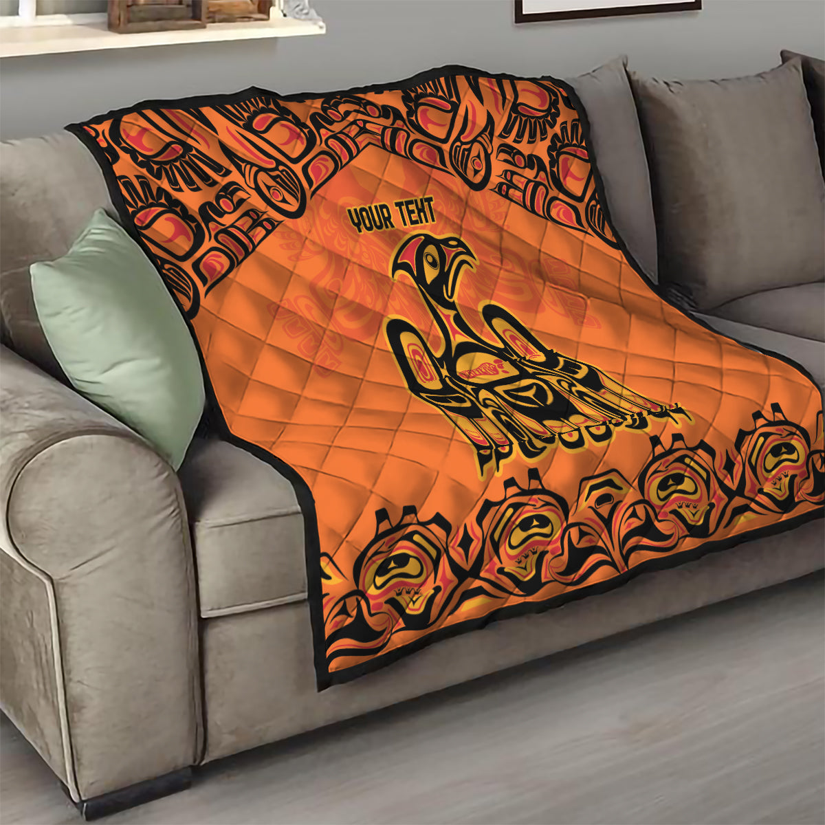 Personalized Every Child Matter Quilt Canadian Native Indigenous Haida - Wonder Print Shop