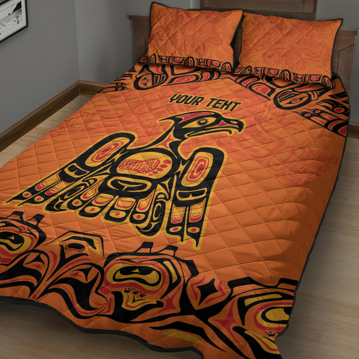 Personalized Every Child Matter Quilt Bed Set Canadian Native Indigenous Haida - Wonder Print Shop