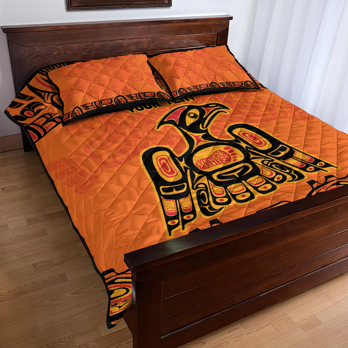 Personalized Every Child Matter Quilt Bed Set Canadian Native Indigenous Haida - Wonder Print Shop