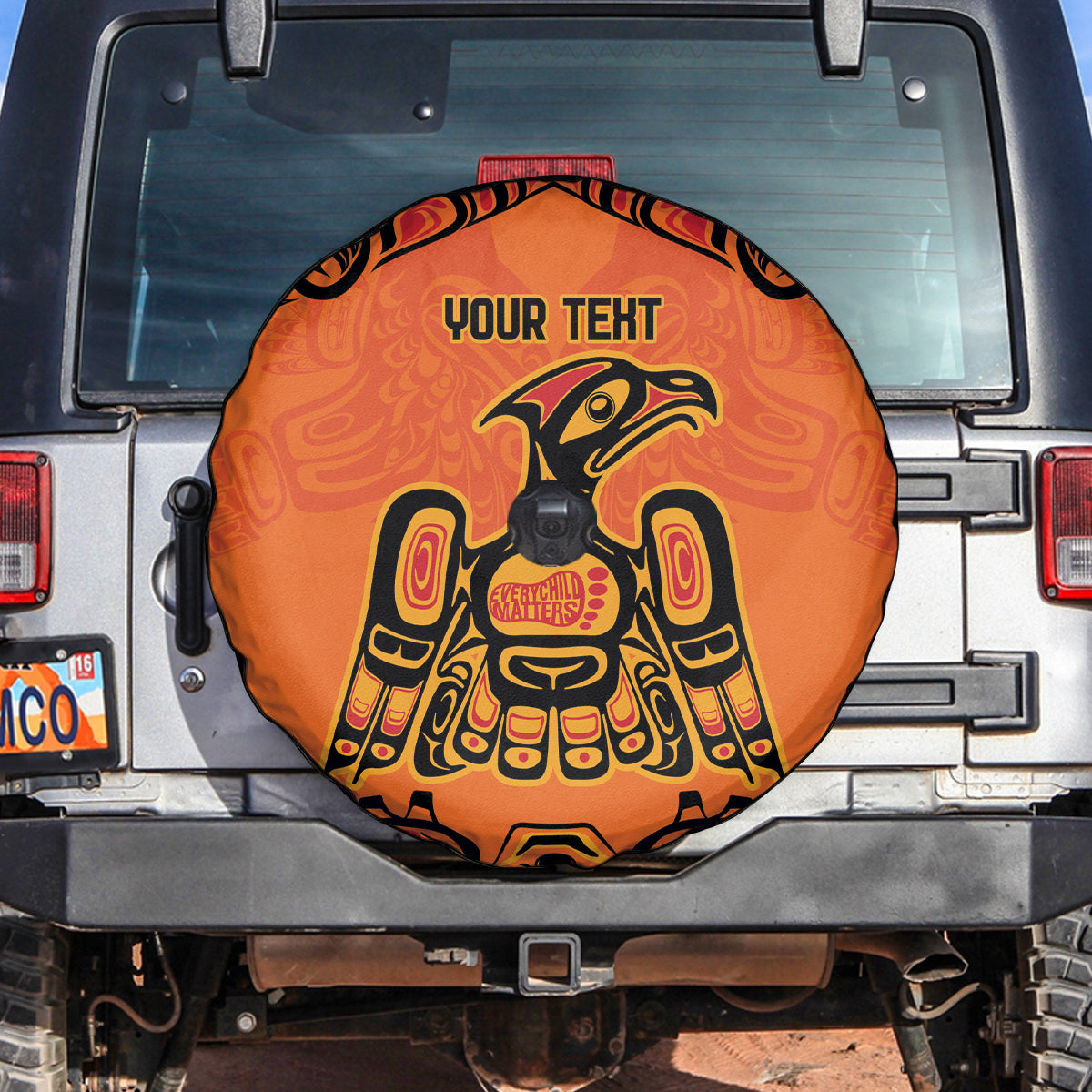Personalized Every Child Matter Spare Tire Cover Canadian Native Indigenous Haida - Wonder Print Shop