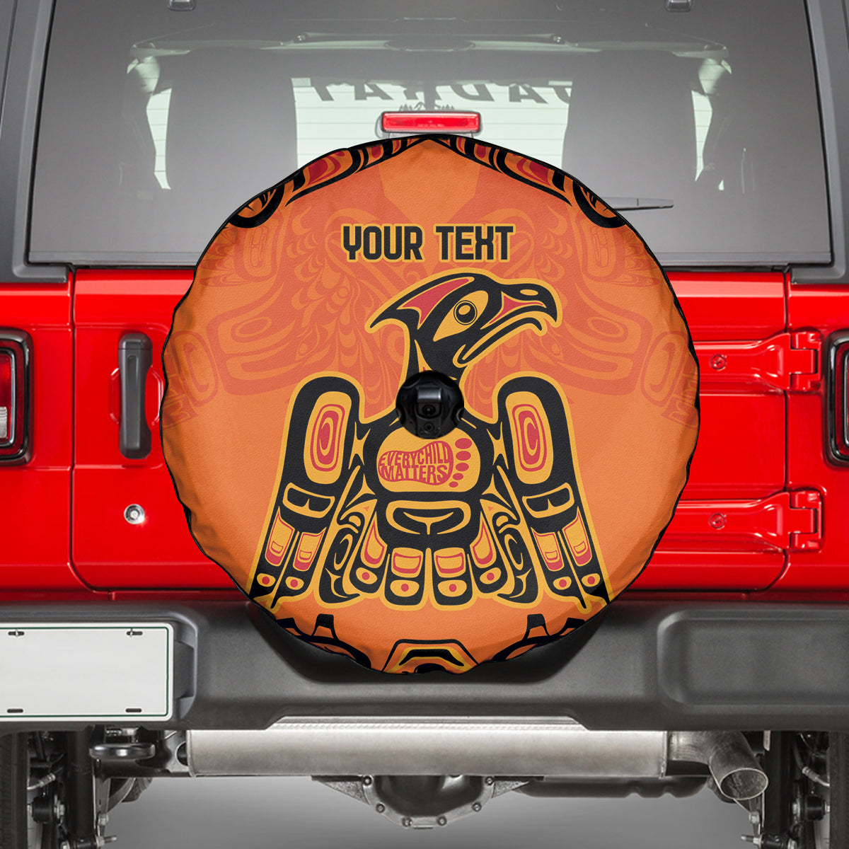 Personalized Every Child Matter Spare Tire Cover Canadian Native Indigenous Haida - Wonder Print Shop