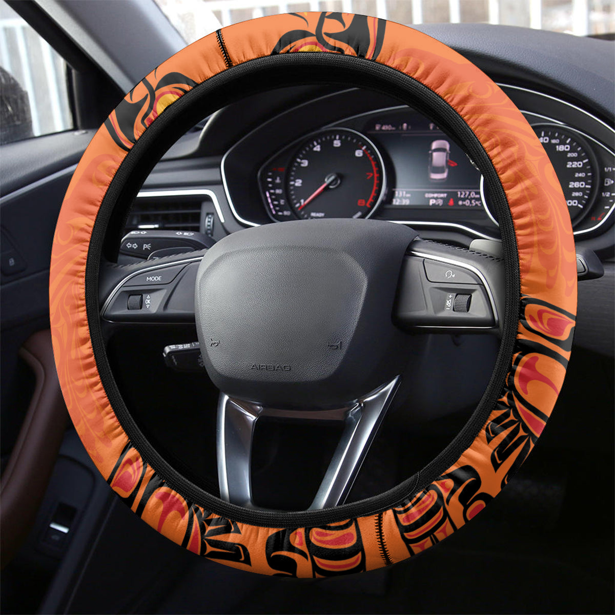 Every Child Matter Steering Wheel Cover Canadian Native Indigenous Haida - Wonder Print Shop