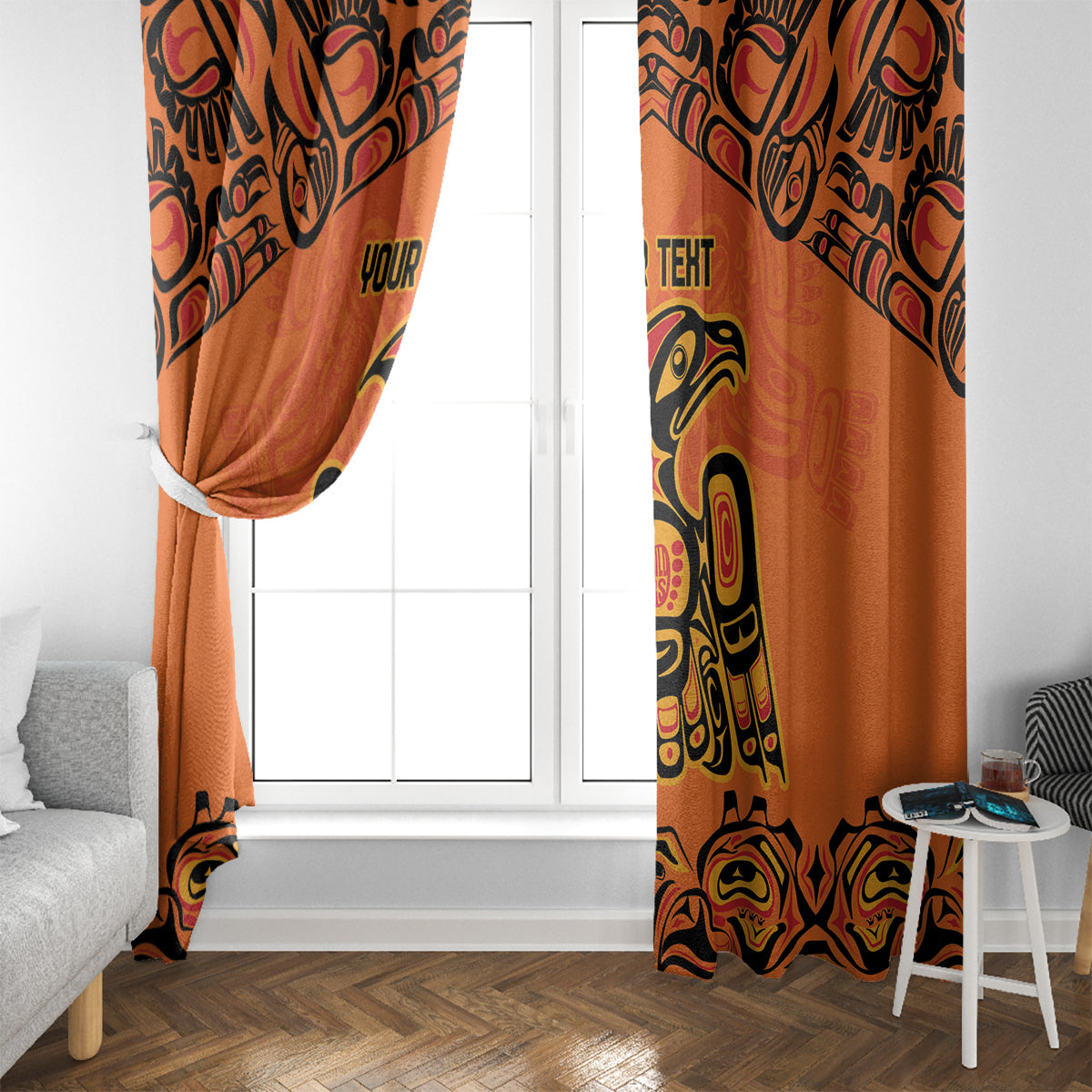 Personalized Every Child Matter Window Curtain Canadian Native Indigenous Haida - Wonder Print Shop