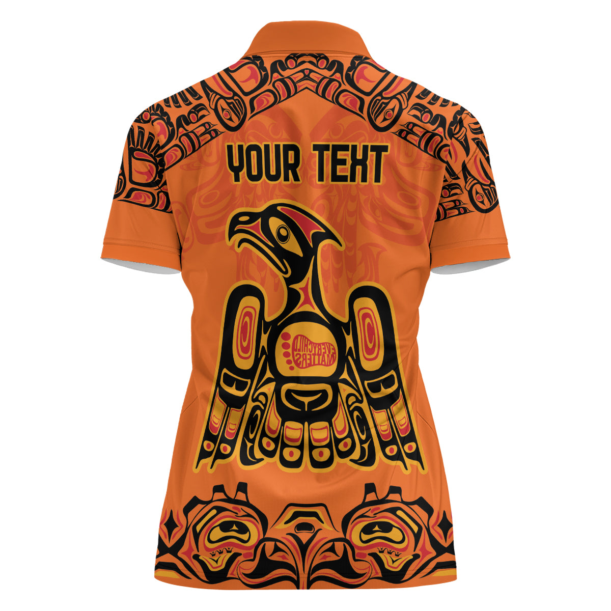 Personalized Every Child Matter Women Polo Shirt Canadian Native Indigenous Haida - Wonder Print Shop