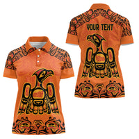 Personalized Every Child Matter Women Polo Shirt Canadian Native Indigenous Haida - Wonder Print Shop