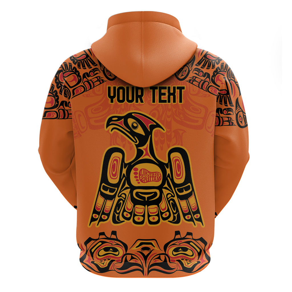 Personalized Every Child Matter Zip Hoodie Canadian Native Indigenous Haida - Wonder Print Shop