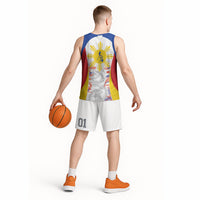 Philippines Flag Day Basketball Jersey Filipino Feather Pattern