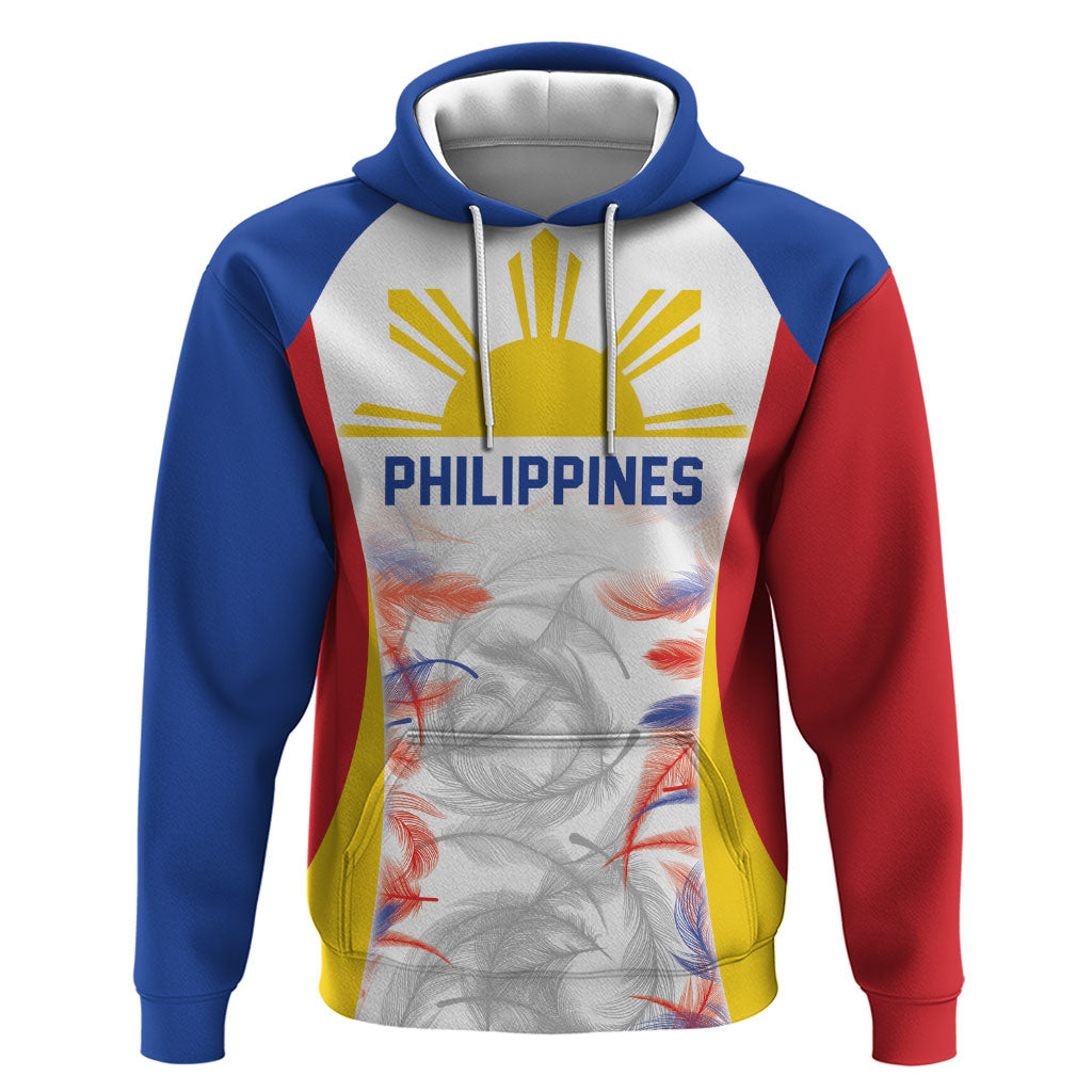 Philippines Flag Day Hoodie Filipino Feather Pattern
