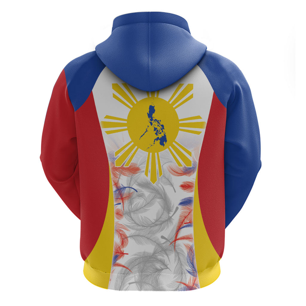 Philippines Flag Day Hoodie Filipino Feather Pattern