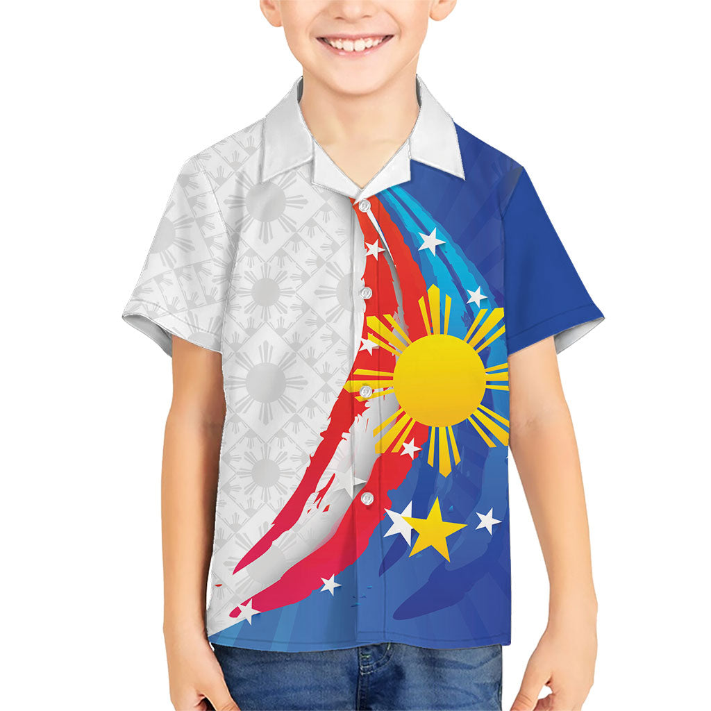 Philippines Flag Day Kid Hawaiian Shirt Filipino Pride Shines Bright On Flag Day