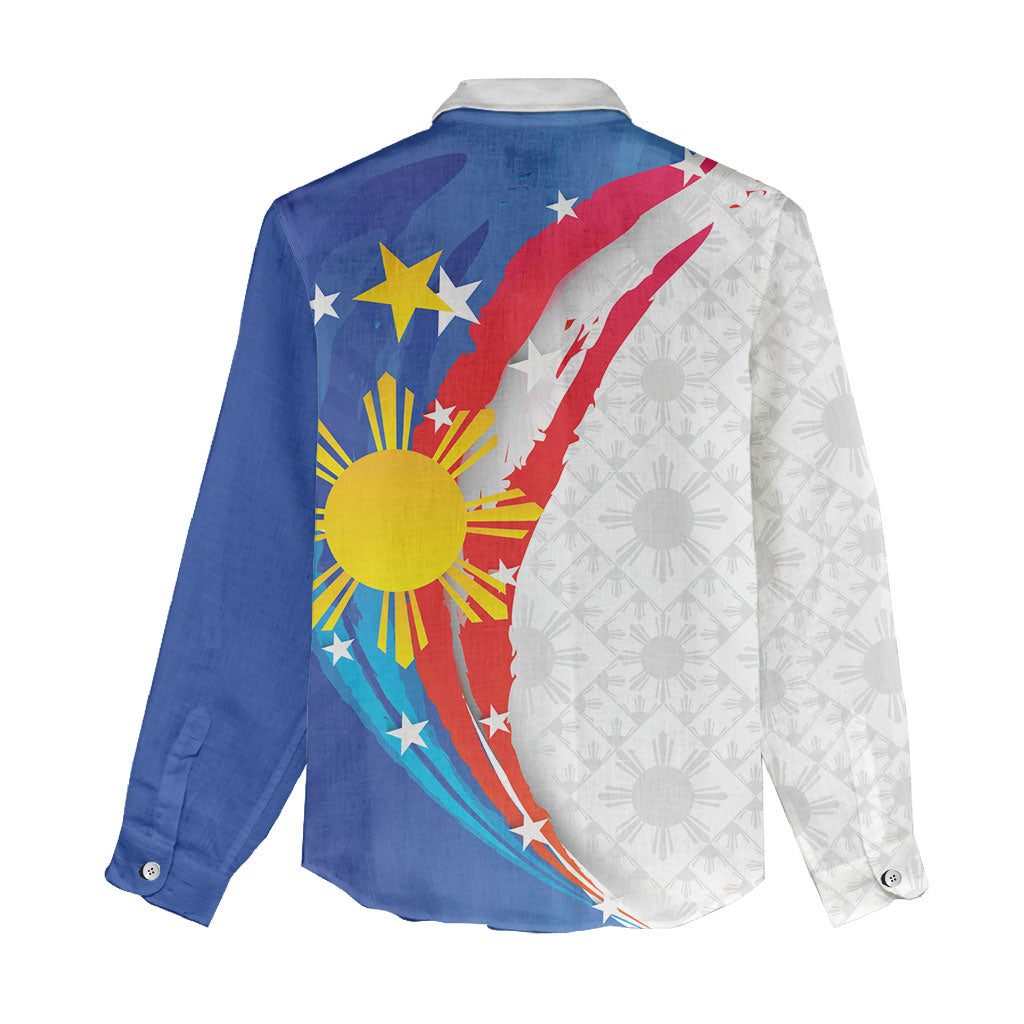 Philippines Flag Day Women Casual Shirt Filipino Pride Shines Bright On Flag Day