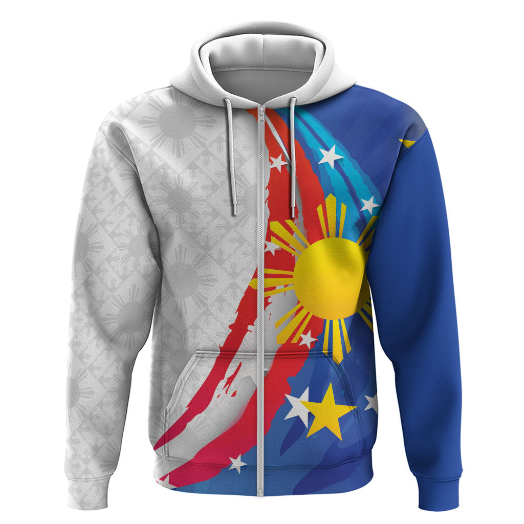 Philippines Flag Day Zip Hoodie Filipino Pride Shines Bright On Flag Day