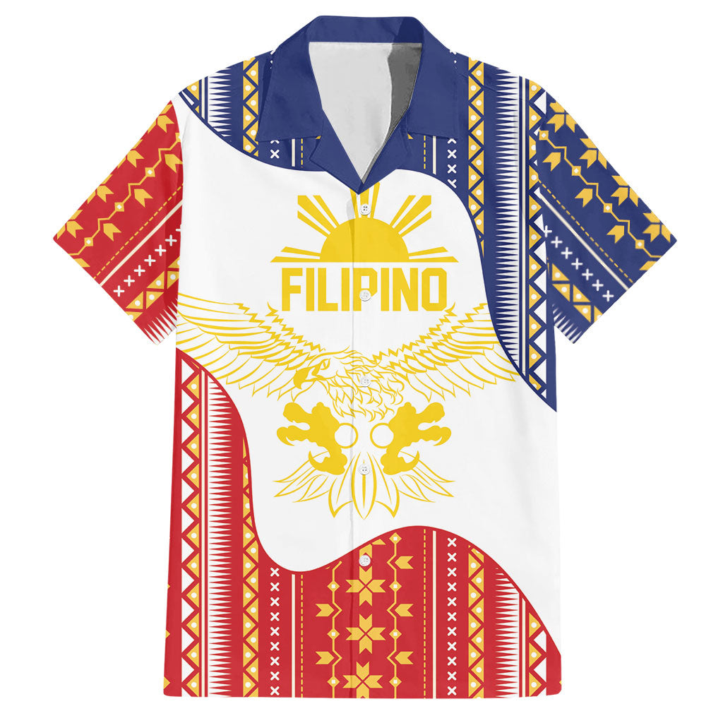 Philippines Flag Day Hawaiian Shirt Filipino Traditional Igorot Tribal Pattern