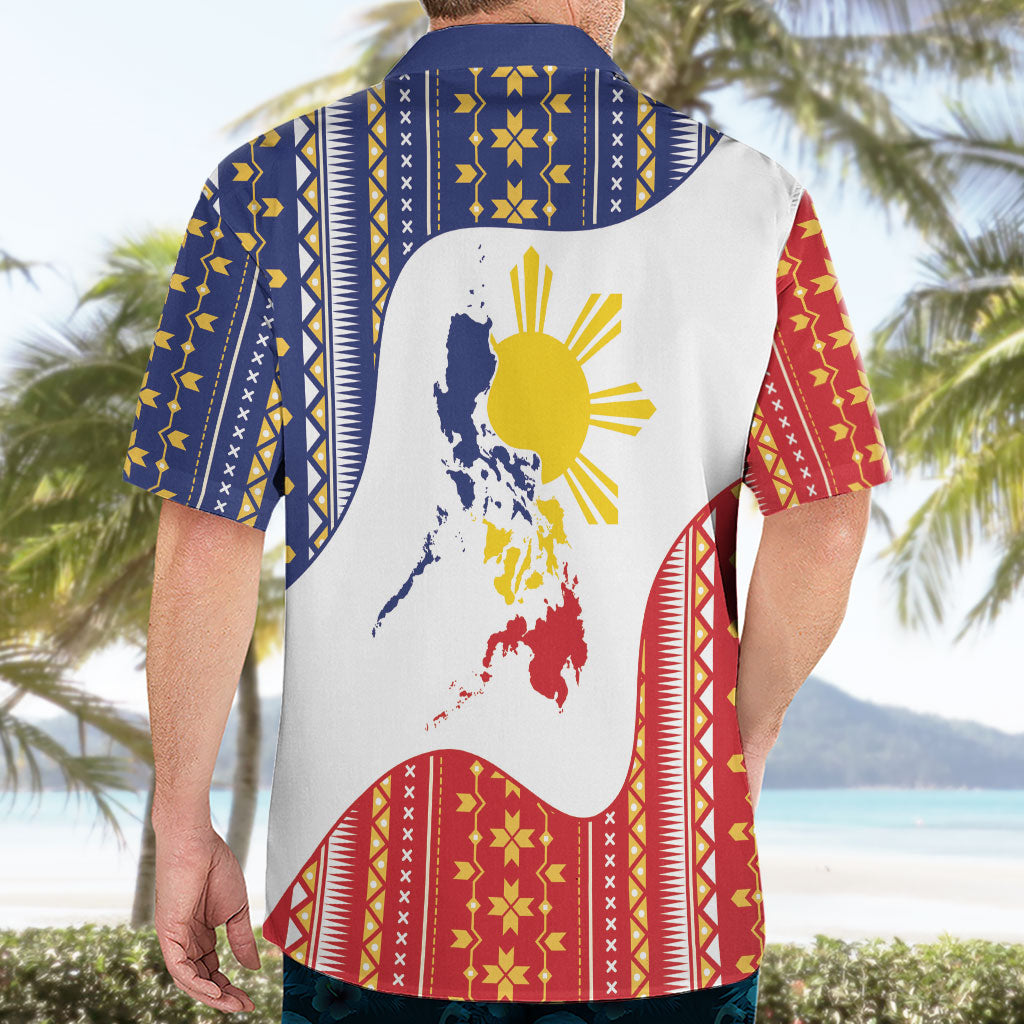 Philippines Flag Day Hawaiian Shirt Filipino Traditional Igorot Tribal Pattern