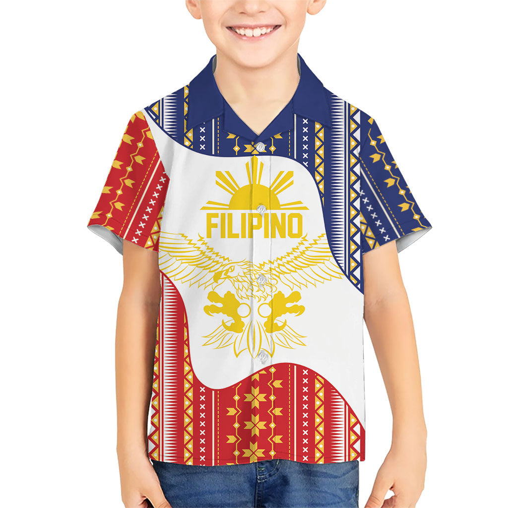 Philippines Flag Day Hawaiian Shirt Filipino Traditional Igorot Tribal Pattern