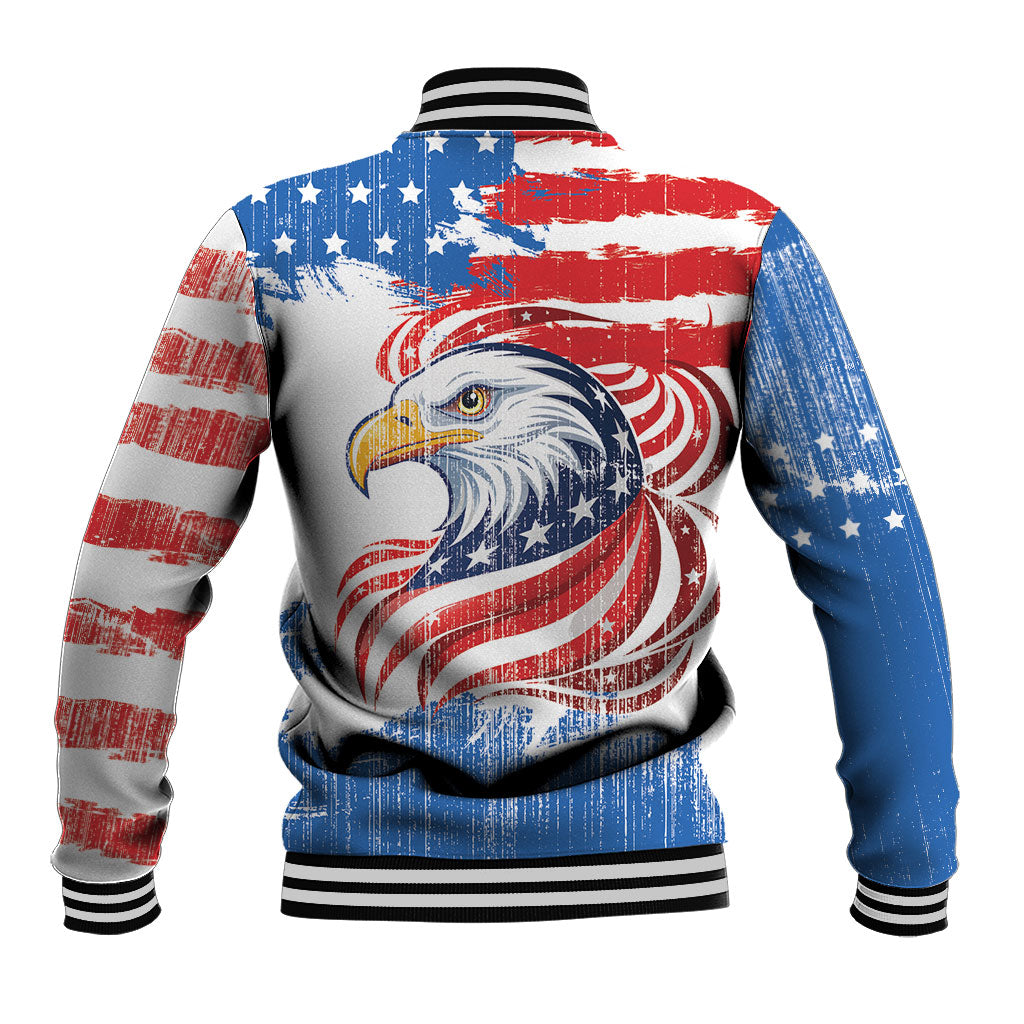 United States Flag Day Baseball Jacket Proud To Honor The Stars And Stripes