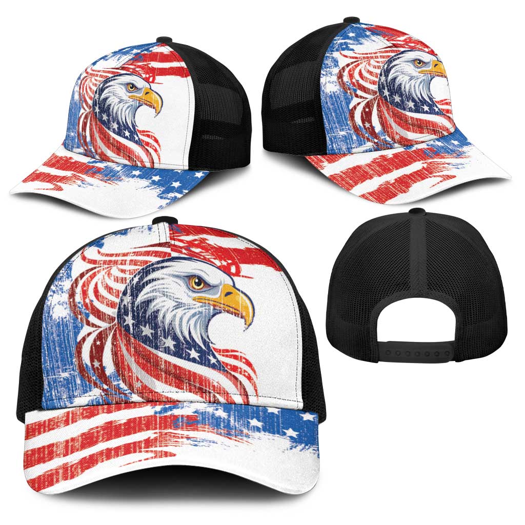 United States Flag Day Baseball Net Cap Proud To Honor The Stars And Stripes