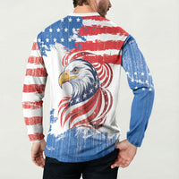 United States Flag Day Button Sweatshirt Proud To Honor The Stars And Stripes