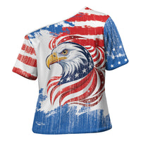 United States Flag Day Cross Shoulder Shirt Proud To Honor The Stars And Stripes