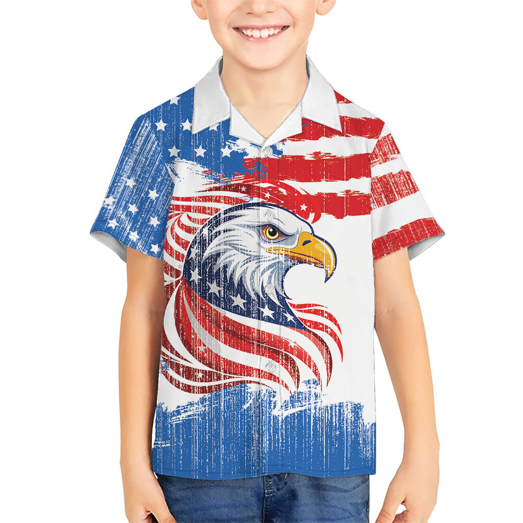 United States Flag Day Kid Hawaiian Shirt Proud To Honor The Stars And Stripes