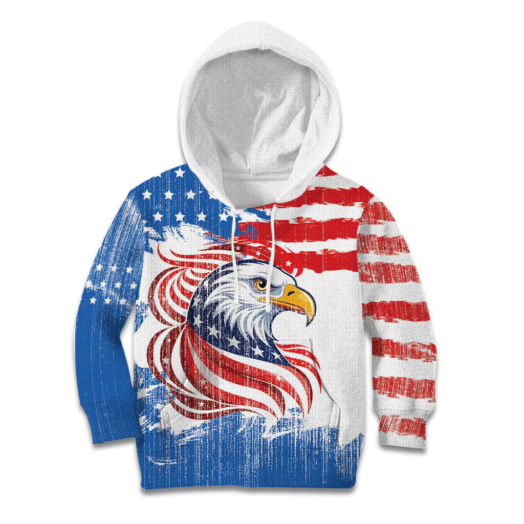 United States Flag Day Kid Hoodie Proud To Honor The Stars And Stripes