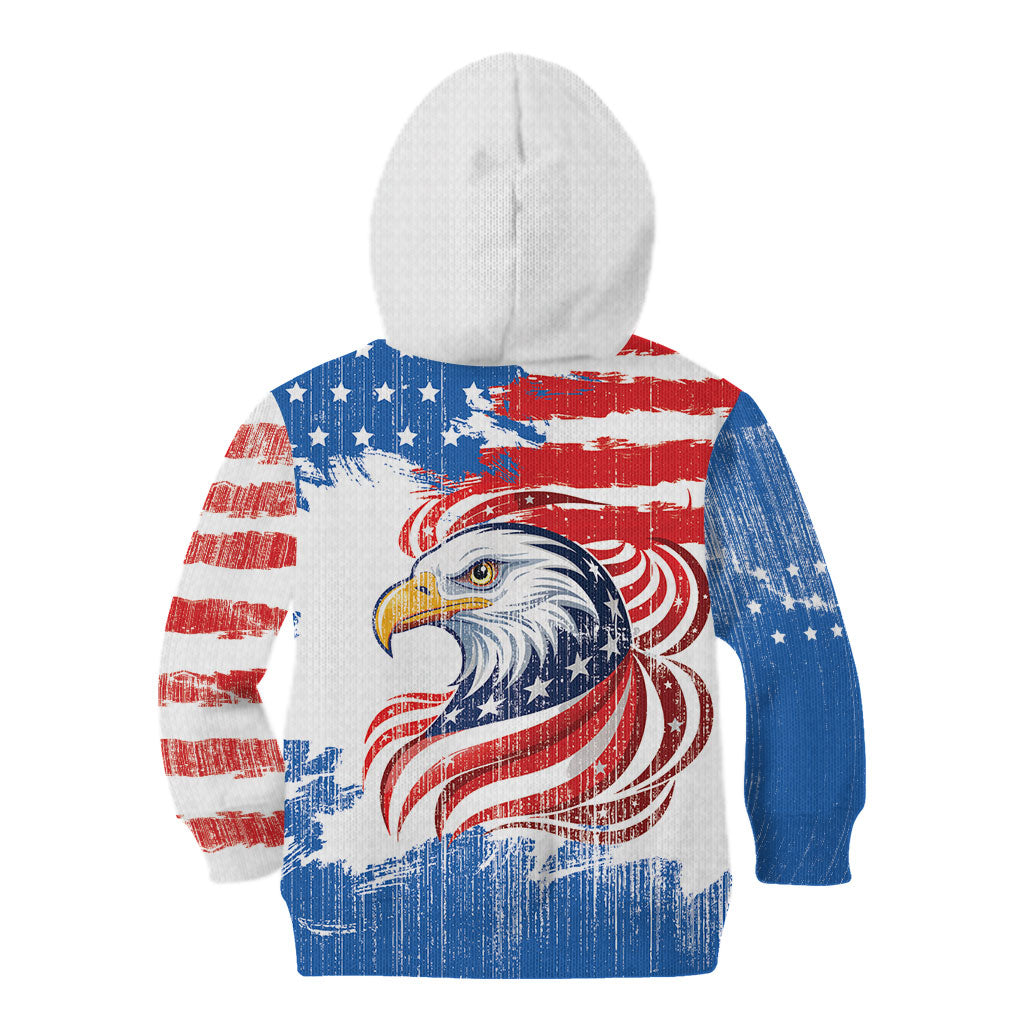 United States Flag Day Kid Hoodie Proud To Honor The Stars And Stripes