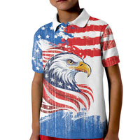 United States Flag Day Kid Polo Shirt Proud To Honor The Stars And Stripes