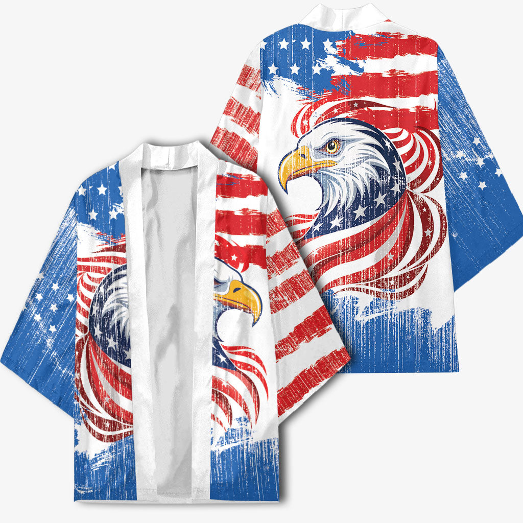 United States Flag Day Kimono Proud To Honor The Stars And Stripes