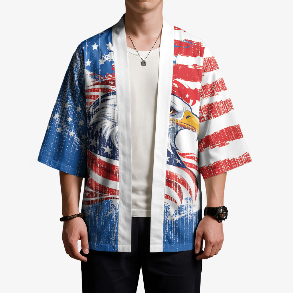 United States Flag Day Kimono Proud To Honor The Stars And Stripes