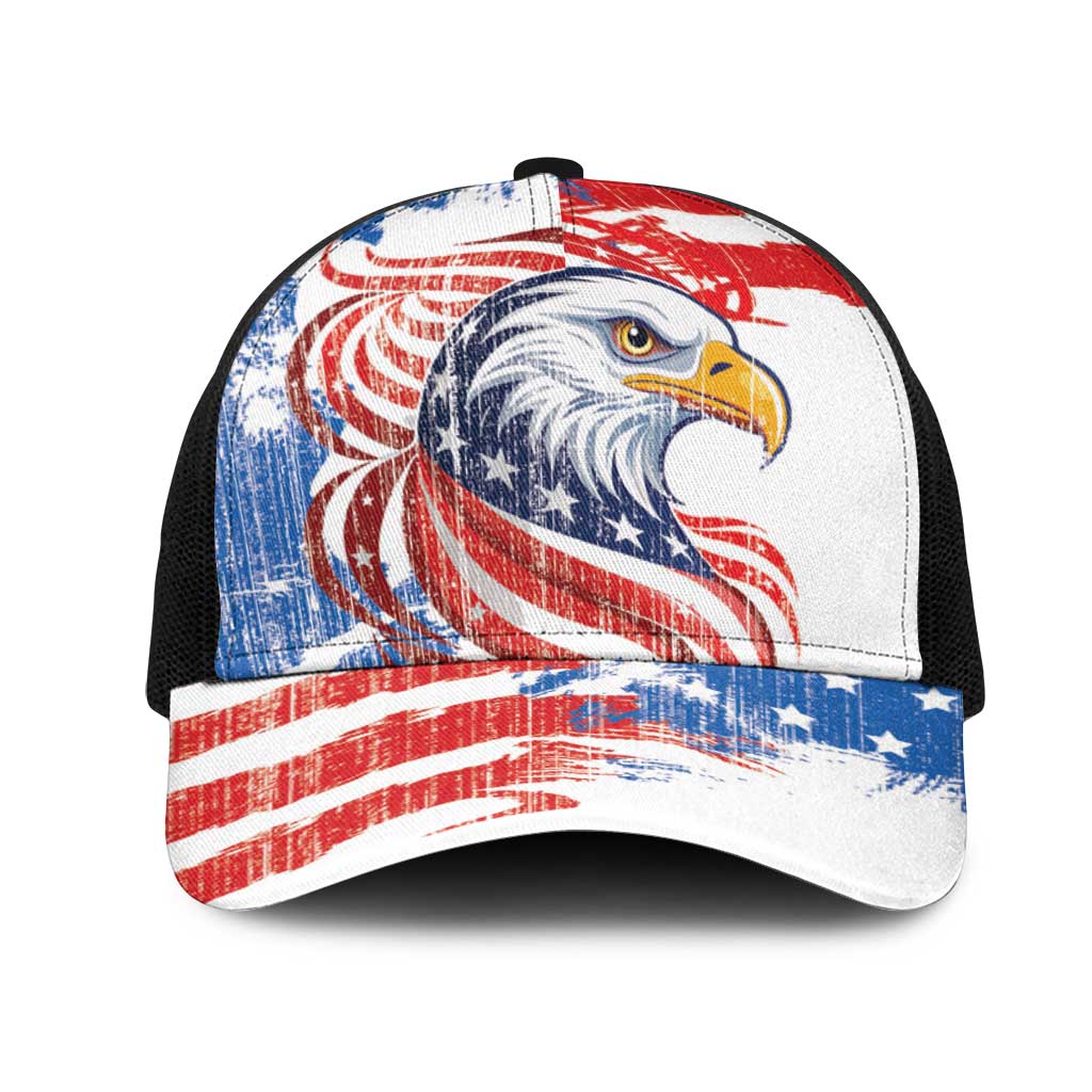 United States Flag Day Mesh Trucker Cap Proud To Honor The Stars And Stripes