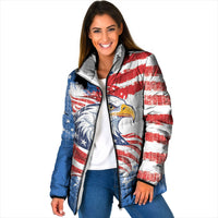 United States Flag Day Padded Jacket Proud To Honor The Stars And Stripes