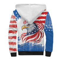United States Flag Day Sherpa Hoodie Proud To Honor The Stars And Stripes