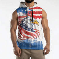 United States Flag Day Sleeveless Hoodie Proud To Honor The Stars And Stripes